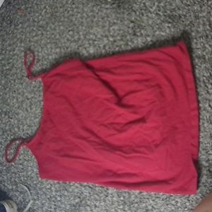 2 red tank tops